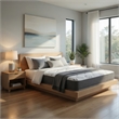 Nyon Full Mattress- Quilted Foam- Tight Top- White Bamboo Cover 7 Inch
