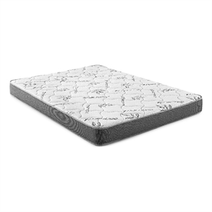 Nyon Full Mattress- Quilted Foam- Tight Top- White Bamboo Cover 7 Inch