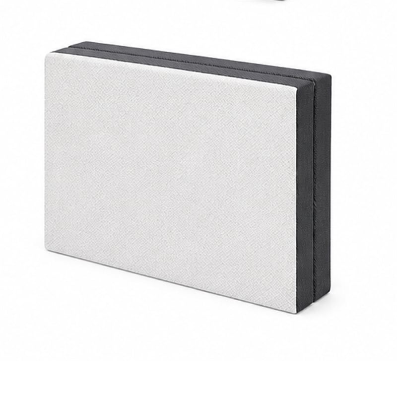 Lesa Queen Size Mattress Topper- Gel Infused Trifold Memory Foam- 4 Inch