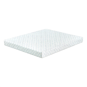 Lysa Queen Size Mattress- 8 Inch Memory Foam- White Polyester Cover