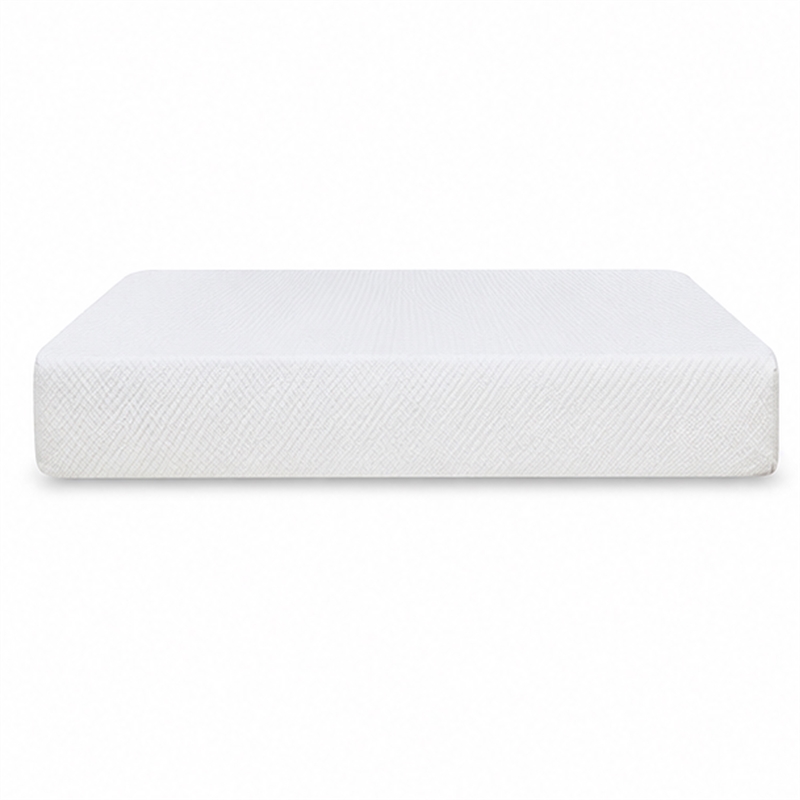 Aysa King Size Mattress- Memory Foam- White Polyester Cover- 8 Inch