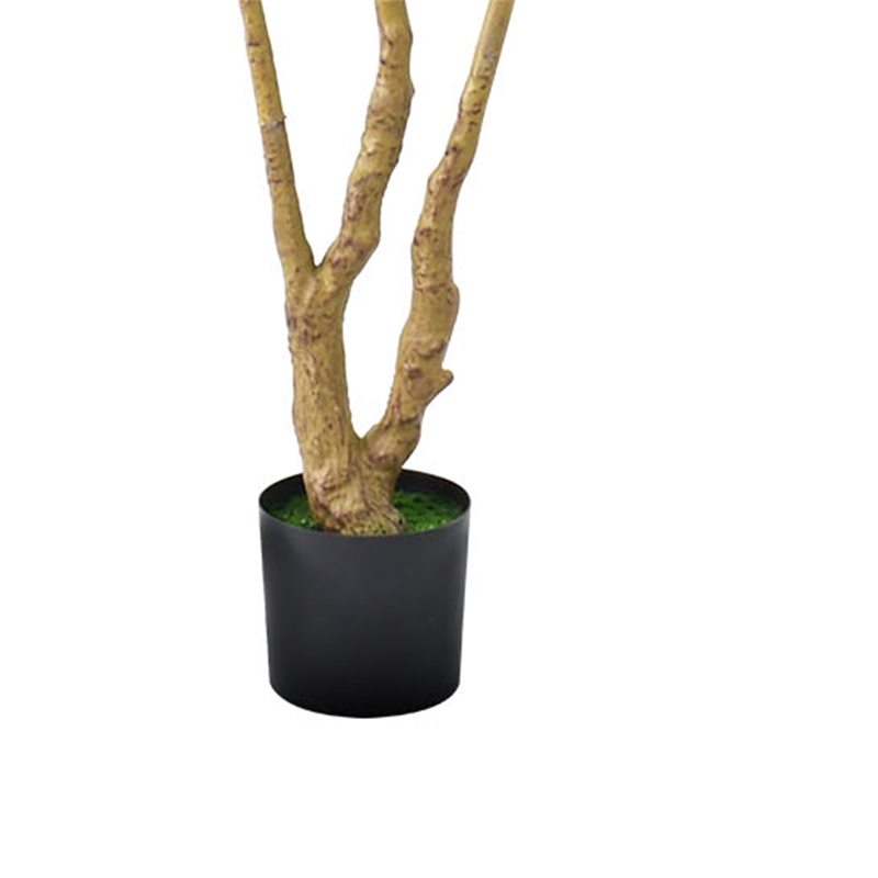 Artificial Olive Tree w Rubber Silk Leaves- Lifelike Poly Silk 84 Inch
