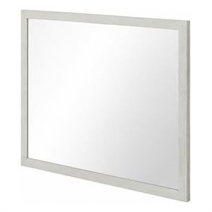 Jisa Dresser Mirror- Rectangular Shape- Framed Design- Beige Wood 38x50
