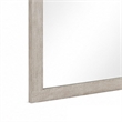 Dabu Dresser Mirror- Framed Design- Light Gray Wood- 37x39 Rectangular