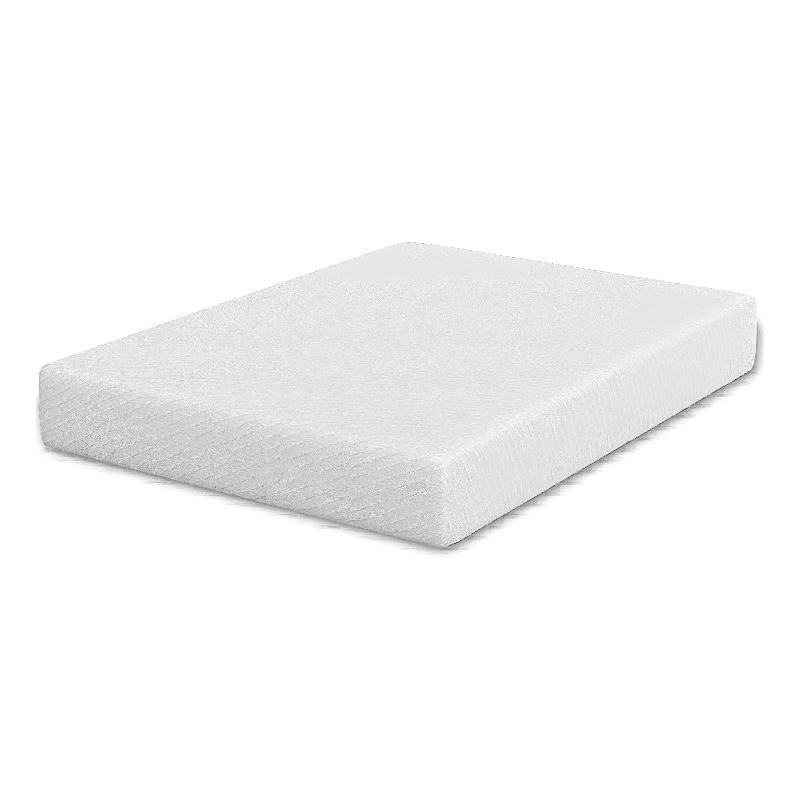Aysa King Size Mattress- Memory Foam- White Polyester Cover- 10 Inch