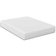 Aysa Queen Size Mattress- Memory Foam- White Polyester Cover- 10 Inch
