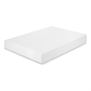 Aysa King Size Mattress- Memory Foam- White Polyester Cover- 12 Inch