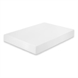 Aysa King Size Mattress- Memory Foam- White Polyester Cover- 12 Inch