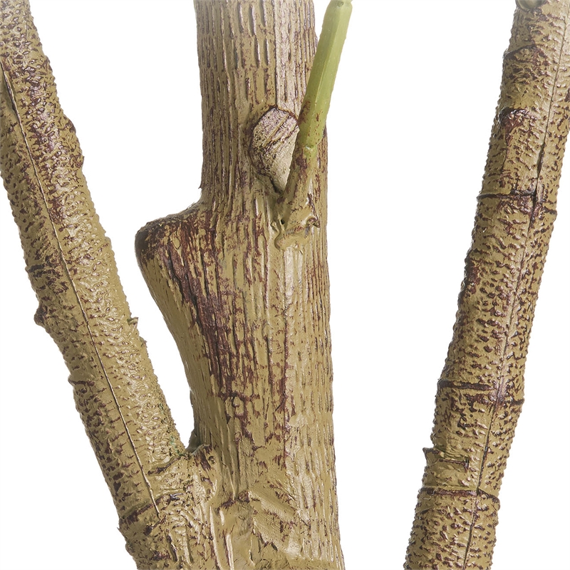 Ezra Artificial Olive Tree with Black Pot- Lifelike Poly Silk 61 Inch