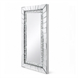 Pali Dresser Mirror- Faux Crystal and Acrylic Diamond Border- 32x47