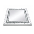 Pali Dresser Mirror- Faux Crystal and Acrylic Diamond Border- 32x47