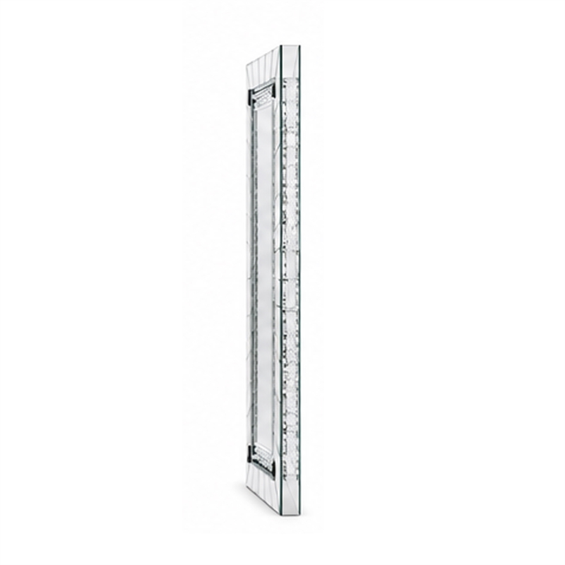 Pali Dresser Mirror- Faux Crystal and Acrylic Diamond Border- 32x47