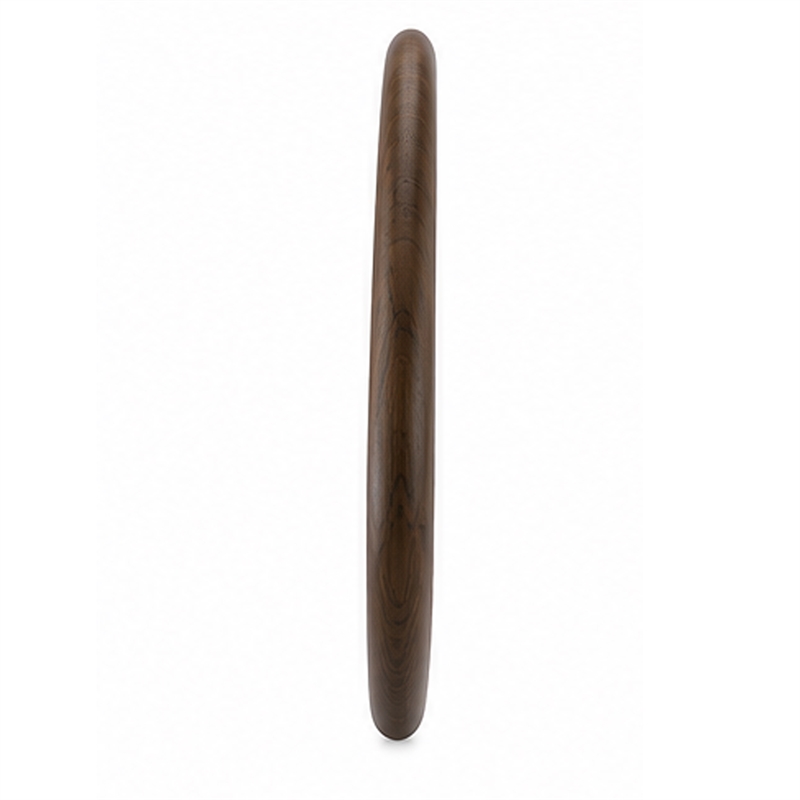 Sima Decorative Wall Mirror- Dark Brown- 39 Inch Organic Asymmetrical Shape