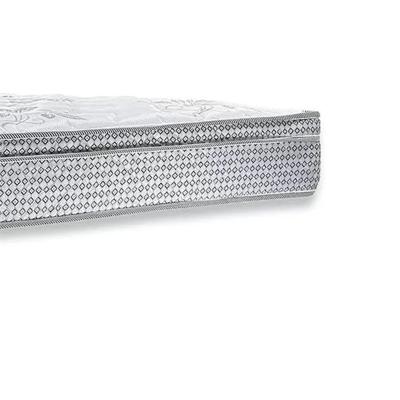 Dolly Euro Top Full Mattress- Smartfoam Fill- Bonnel Springs- White 9 Inch
