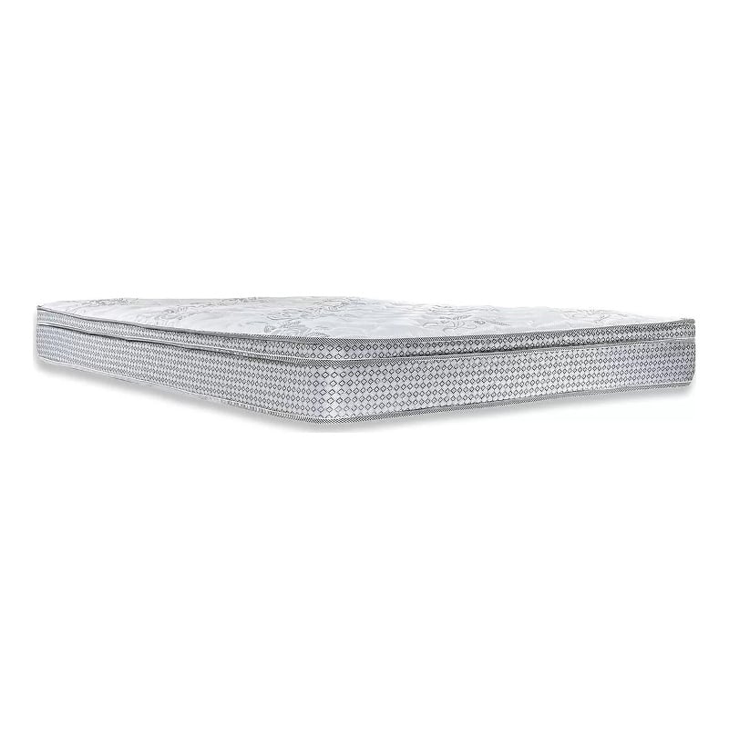 Dolly Euro Top Full Mattress- Smartfoam Fill- Bonnel Springs- White 9 Inch