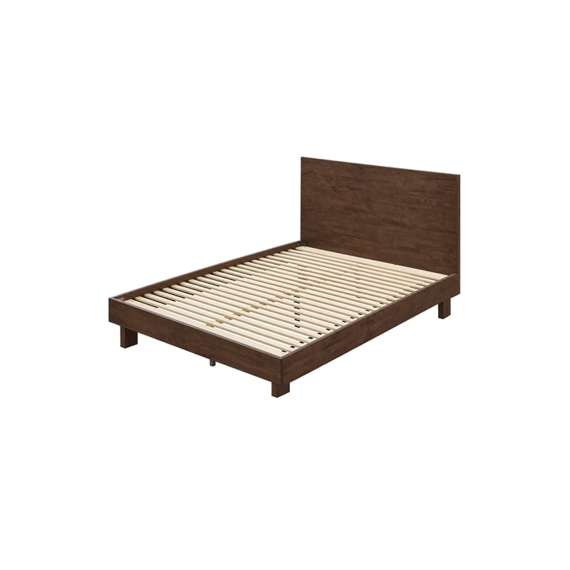 Queen Bedroom Set- Brown- 2 Piece Set with Nightstand