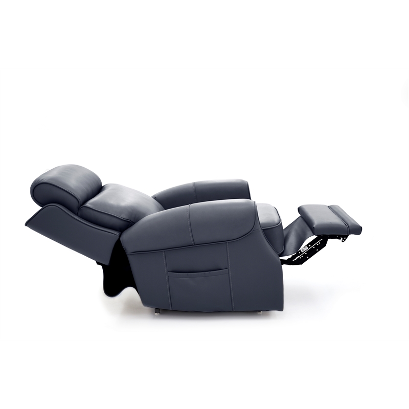Barcalounger Lance Power Lift Recliner w/ Heat in Sorrento Ocean