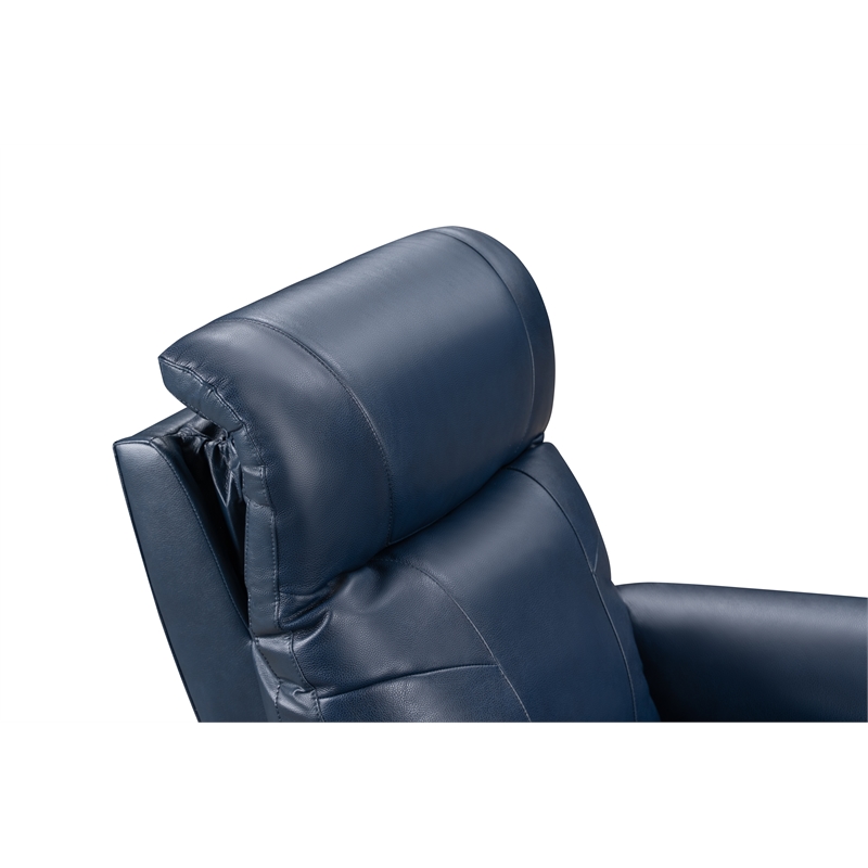 Barcalounger Leighton Power Lift Recliner in Marco Navy Blue