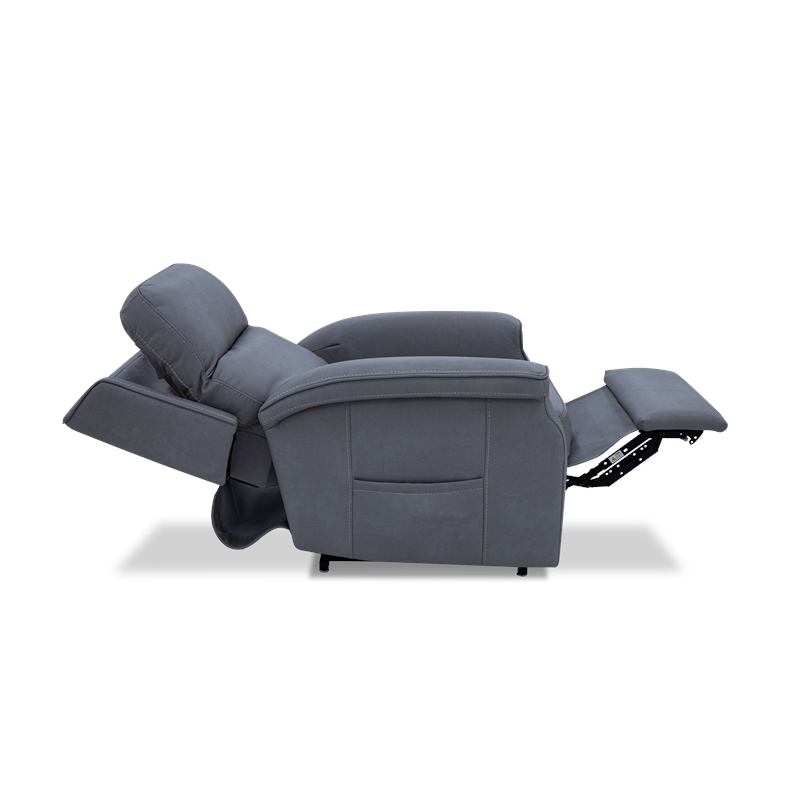 Barcalounger Lena Power Lift Recliner w/2 Zone Heat in Cappriccio Slate