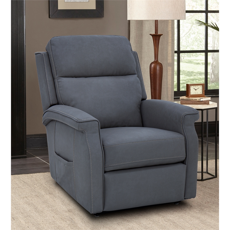 Barcalounger Lena Power Lift Recliner w/2 Zone Heat in Cappriccio Slate