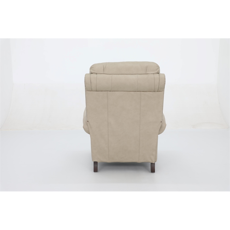 Barcalounger Churchill Push Thru The Arms Recliner in Cashmere Stone