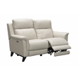 Barcalounger Kester Power Reclining Loveseat w/ Head Rests in Laurel Cream