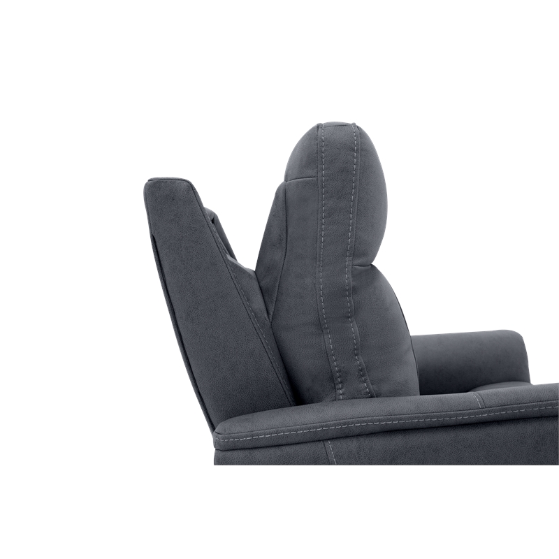 Barcalounger Montclair Power Lift Recliner w/ 3 Zone Heat in Jumbo Slate