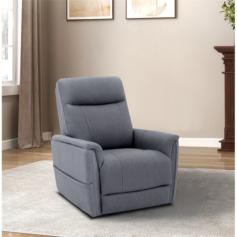 Barcalounger Montclair Power Lift Recliner w/ 3 Zone Heat in Jumbo Slate