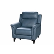 Barcalounger Kester Power Recliner w/Power Head Rest in Masen Bluegray