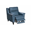 Barcalounger Kester Power Recliner w/Power Head Rest in Masen Bluegray