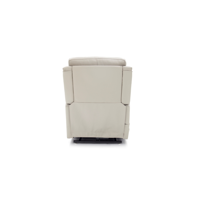 barcalounger longview power lift recliner w/heat in rainer dove