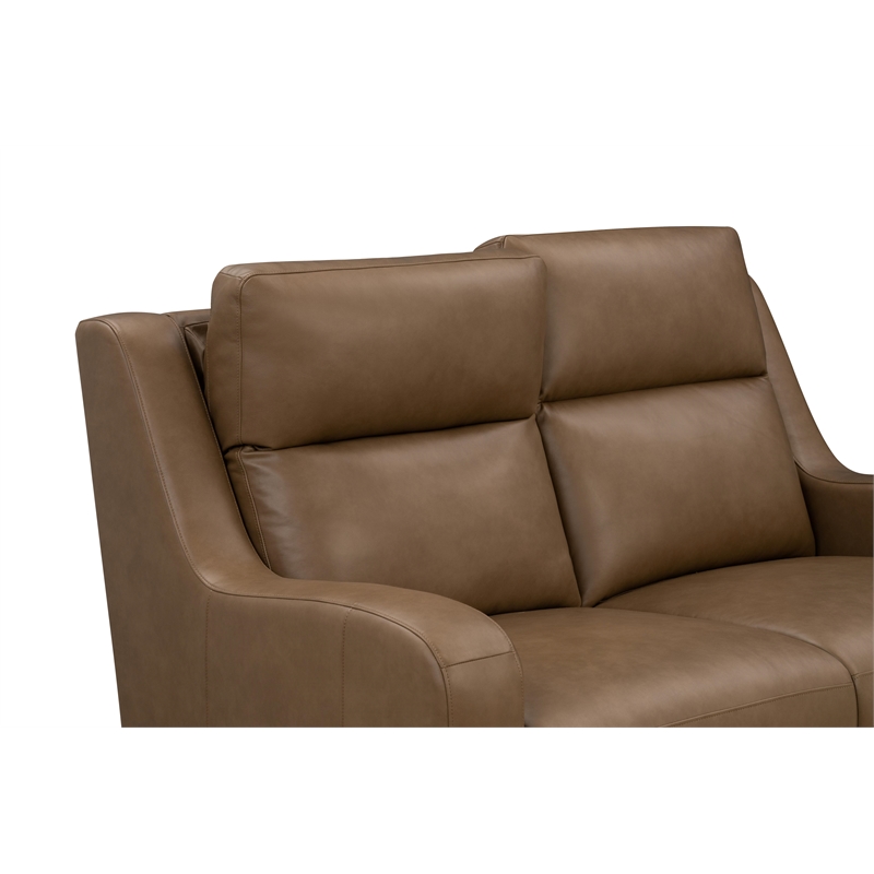 Barcalounger Ayden Power Reclining Loveseat in Hillwood Toffee