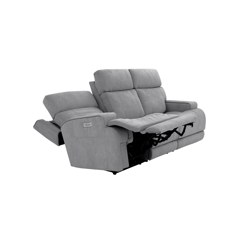 Barcalounger Ashbee Zero Gravity Sofa w/Power Recline in Arula Dolphin