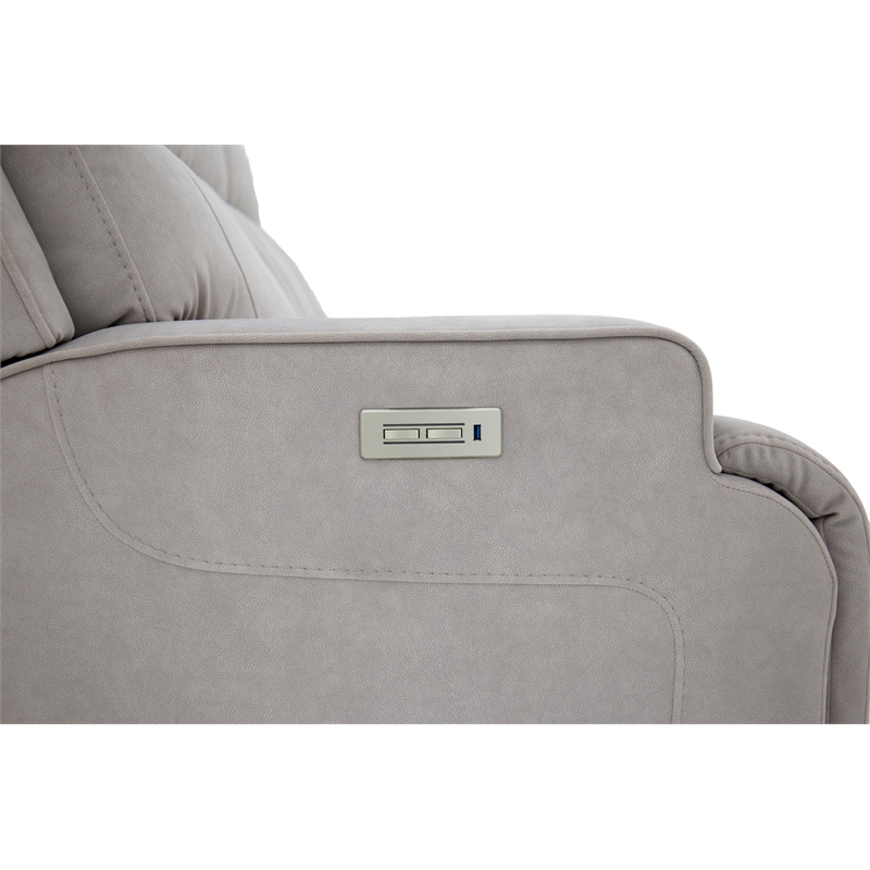 Barcalounger Ashbee Zero Gravity Sofa w/Power Recline in Arula Dove