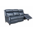 Barcalounger Warrendale Power Reclining Sofa w/Power Head Rests in Shoreham Blue