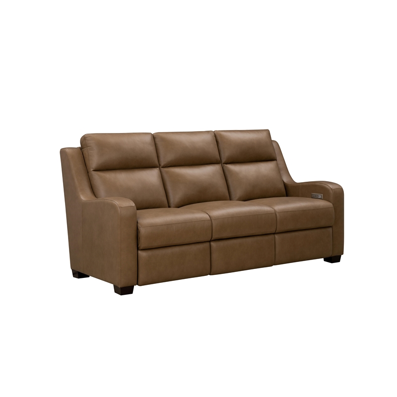 Barcalounger Ayden Power Reclining Sofa w/Head Rests & Lumbar in Hillwood Toffee