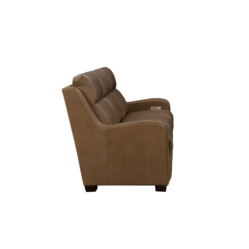 Barcalounger Ayden Power Reclining Sofa w/Head Rests & Lumbar in Hillwood Toffee