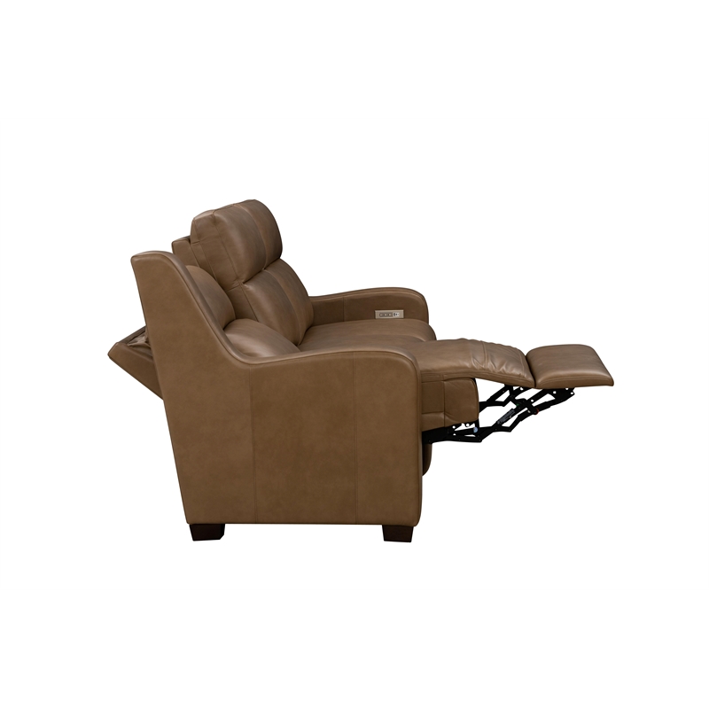 Barcalounger Ayden Power Reclining Sofa w/Head Rests & Lumbar in Hillwood Toffee