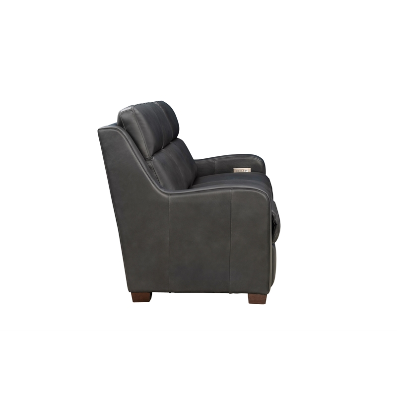 Barcalounger Ayden Power Reclining Sofa in Elway Dark Gray