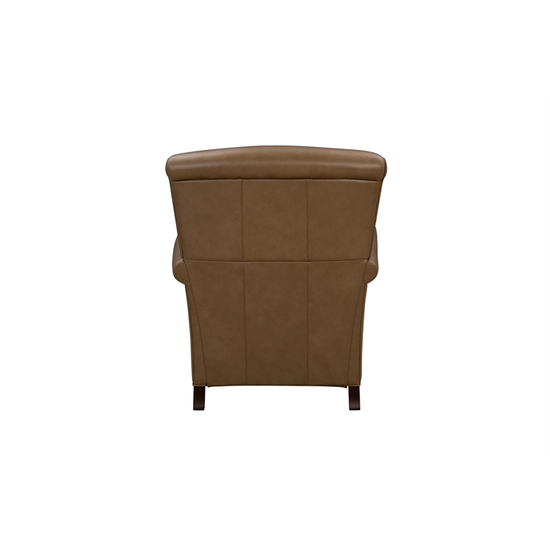 Barcalounger Phoebe Push Thru The Arms Recliner in Hillwood Toffee
