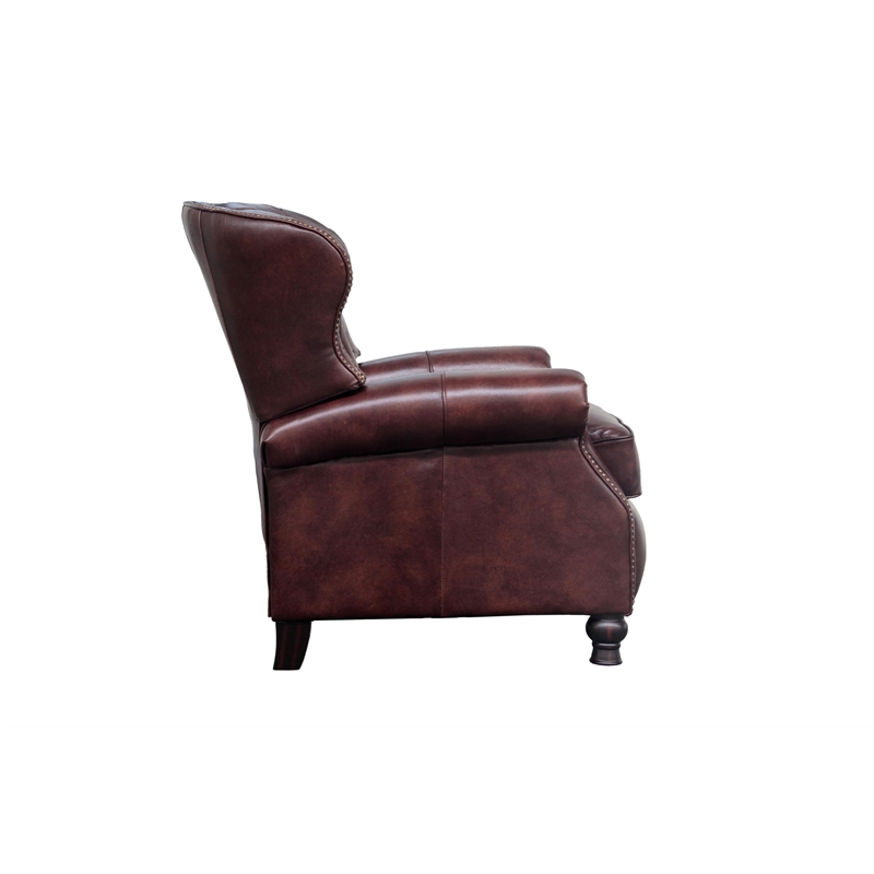 Barcalounger Presidential Push Thru The Arms Recliner in Wenlock Fudge