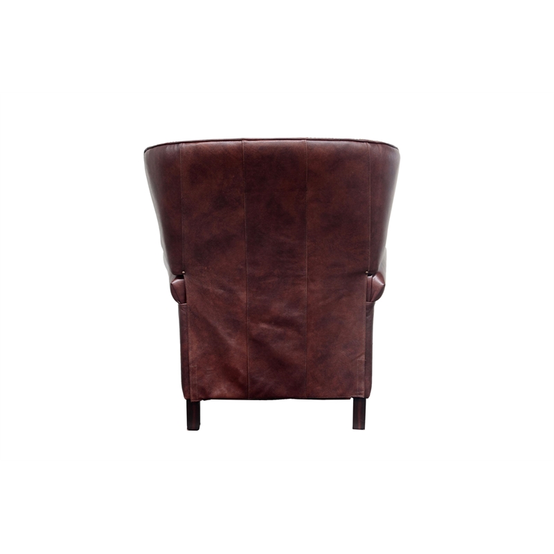 Barcalounger Presidential Push Thru The Arms Recliner in Wenlock Fudge