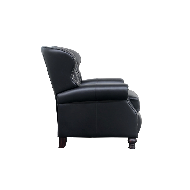 Barcalounger Presidential Push Thru The Arms Recliner in Wenlock Onyx