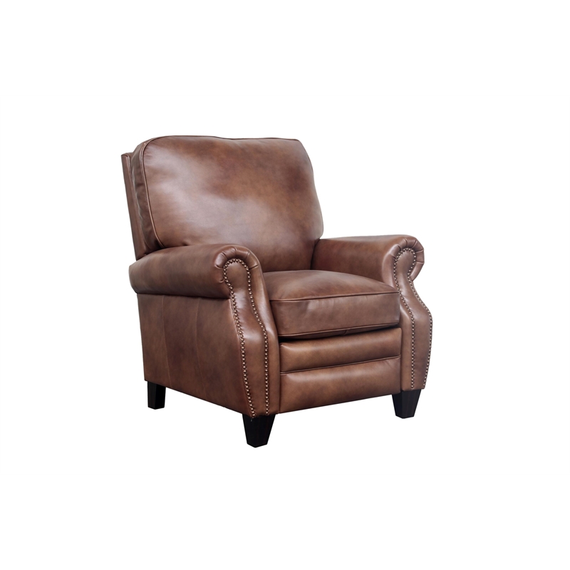 Barcalounger Briarwood Push Thru The Arms Recliner in Wenlock Tawny