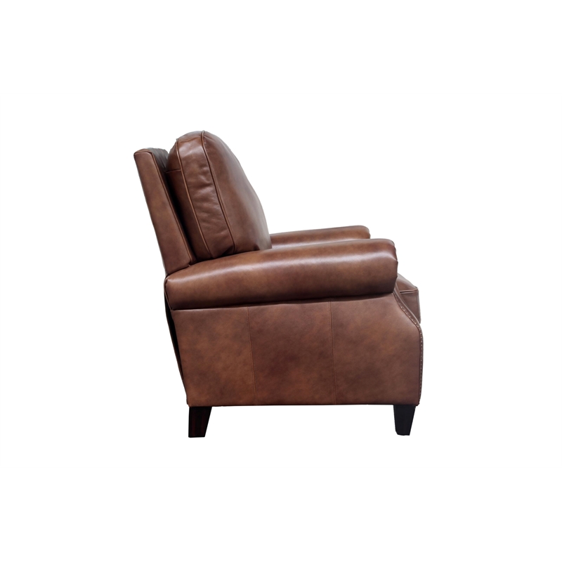 Barcalounger Briarwood Push Thru The Arms Recliner in Wenlock Tawny