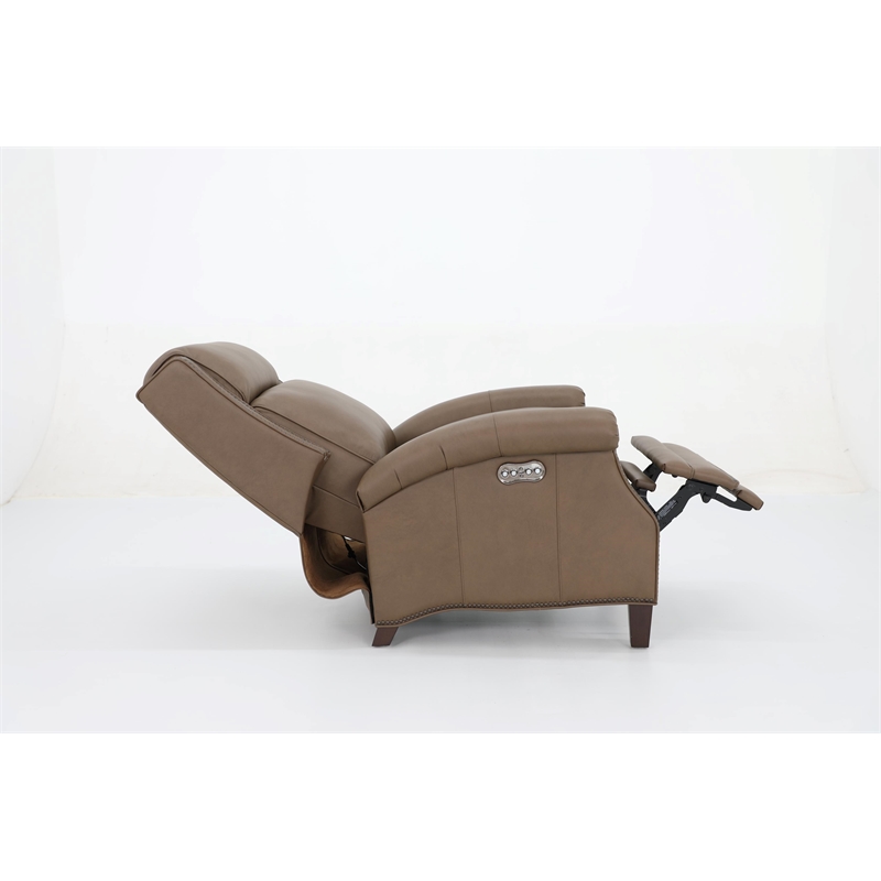 Barcalounger Barrett Power Recliner w/Power Head Rest in Cashmere Taupe