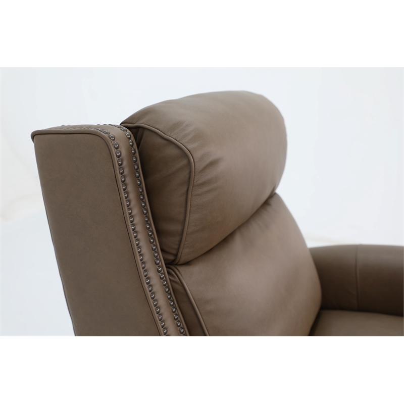 Barcalounger Barrett Power Recliner w/Power Head Rest in Cashmere Taupe