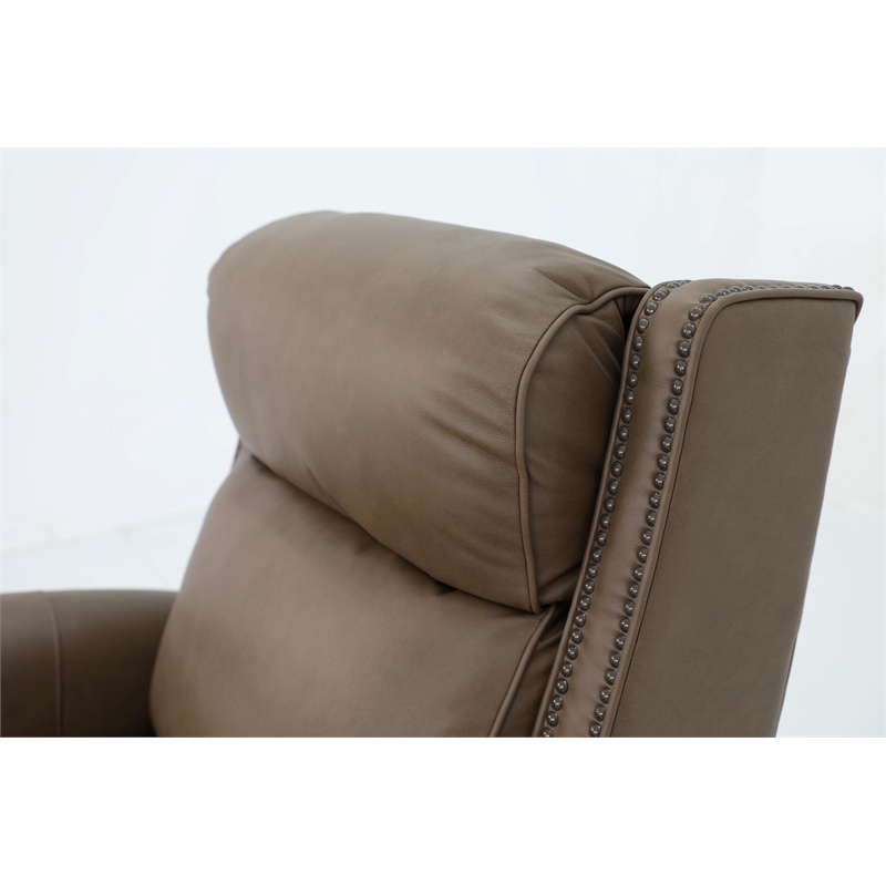 Barcalounger Barrett Power Recliner w/Power Head Rest in Cashmere Taupe