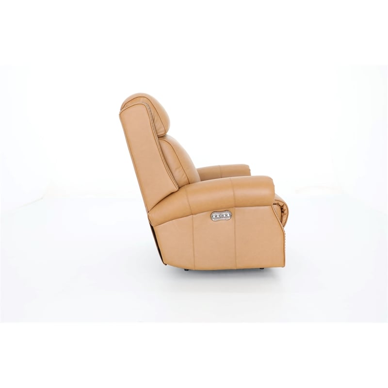 Barcalounger Blair Big & Tall Power Recliner w/ Head Rest in Santa Fe Brandy