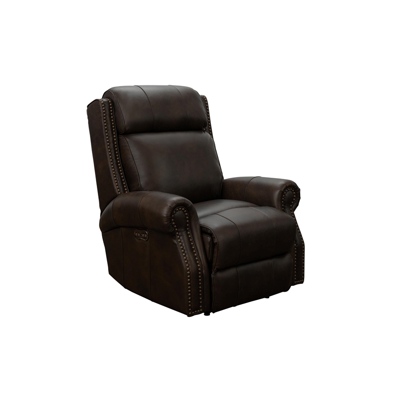 Barcalounger Blair Big & Tall Power Recliner w/Power Head Rest in Ashford Walnut